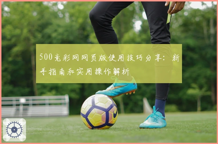 500竞彩网网页版使用技巧分享：新手指南和实用操作解析